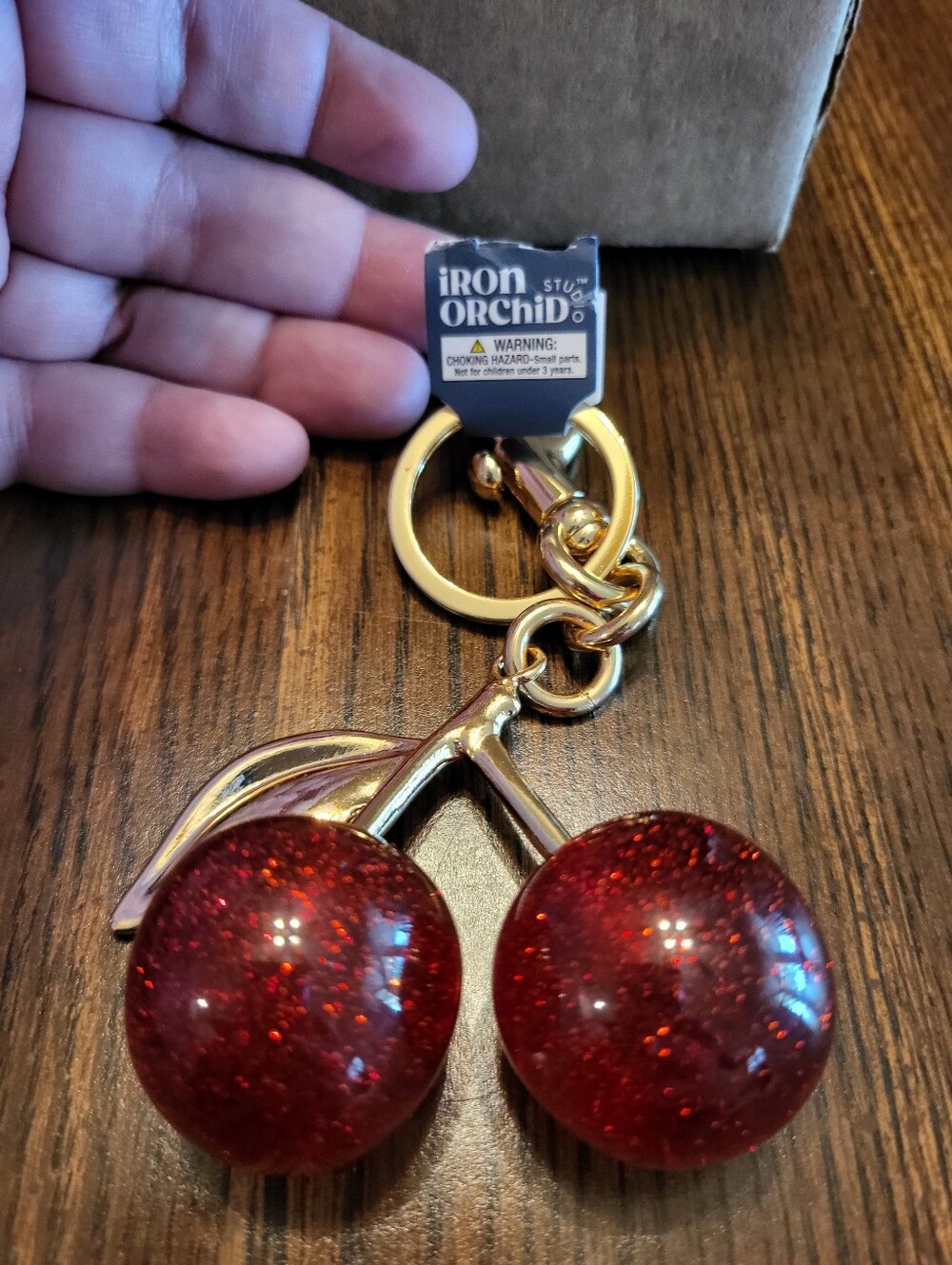 Cherry Bag Charm - Picture 3 of 3